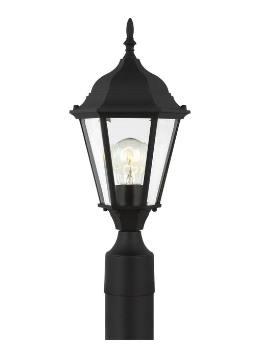 Myhouse Lighting Generation Lighting - 82938-12 - One Light Outdoor Post Lantern - Bakersville - Black