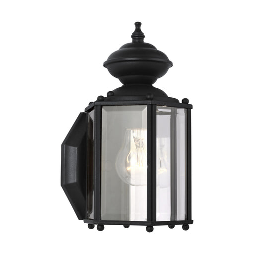 Myhouse Lighting Generation Lighting - 8507-12 - One Light Outdoor Wall Lantern - Classico - Black