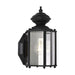 Myhouse Lighting Generation Lighting - 8507-12 - One Light Outdoor Wall Lantern - Classico - Black