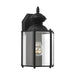 Myhouse Lighting Generation Lighting - 8509-12 - One Light Outdoor Wall Lantern - Classico - Black