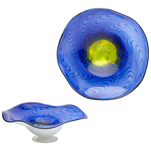 Myhouse Lighting Cyan - 04492 - Bowl - Vases & Bowls - Cobalt Blue
