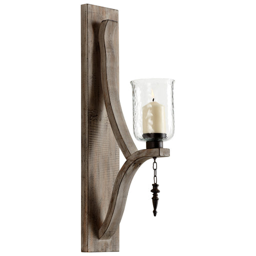 Myhouse Lighting Cyan - 05108 - Wall Candleholder - Giorno - Washed Oak