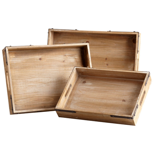 Myhouse Lighting Cyan - 05109 - Trays - Staton - Washed Oak