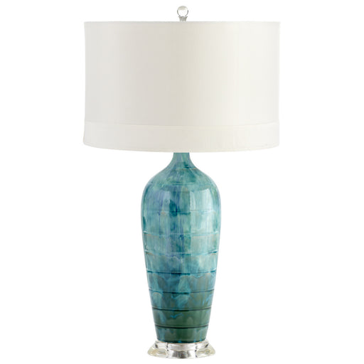 Myhouse Lighting Cyan - 05212 - One Light Table Lamp - Elysia - Blue Glaze