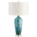 Myhouse Lighting Cyan - 05212 - One Light Table Lamp - Elysia - Blue Glaze