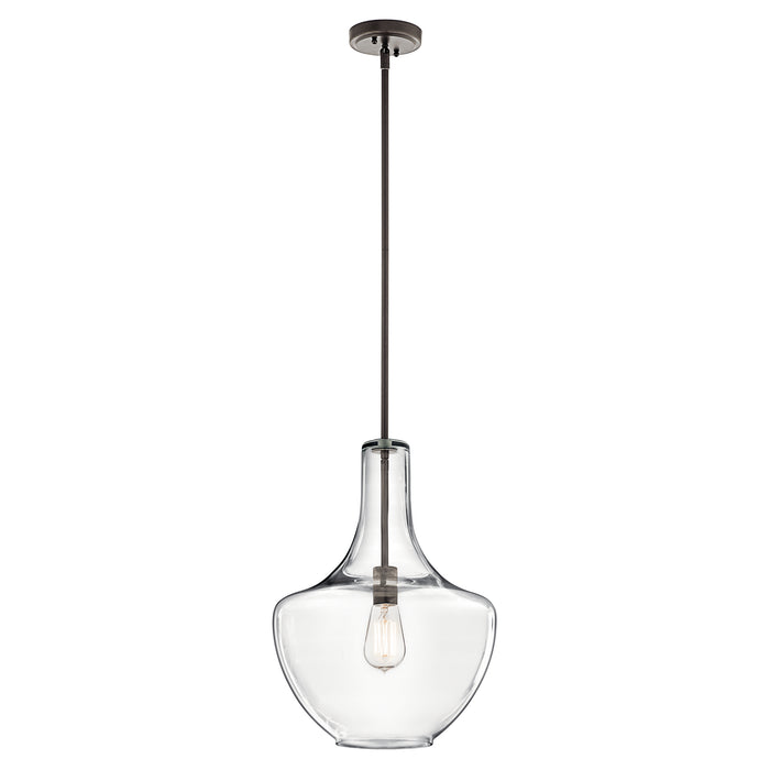 Myhouse Lighting Kichler - 42046OZ - One Light Pendant - Everly - Olde Bronze