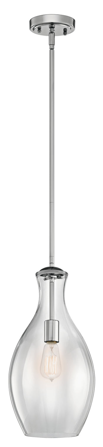 Myhouse Lighting Kichler - 42047CH - One Light Pendant - Everly - Chrome