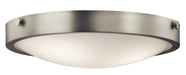 Myhouse Lighting Kichler - 42275NI - Three Light Flush Mount - Lytham - Brushed Nickel