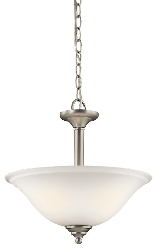 Myhouse Lighting Kichler - 3694NIW - Two Light Pendant/Semi Flush Mount - Armida - Brushed Nickel