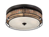 Myhouse Lighting Quoizel - MCLG1616RC - Three Light Flush Mount - Laguna - Renaissance Copper