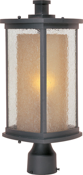 Myhouse Lighting Maxim - 3150CDWSBZ - One Light Outdoor Pole/Post Lantern - Bungalow - Bronze
