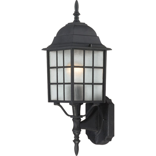 Myhouse Lighting Nuvo Lighting - 60-4903 - One Light Wall Lantern - Adams - Textured Black