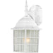 Myhouse Lighting Nuvo Lighting - 60-4904 - One Light Wall Lantern - Adams - White