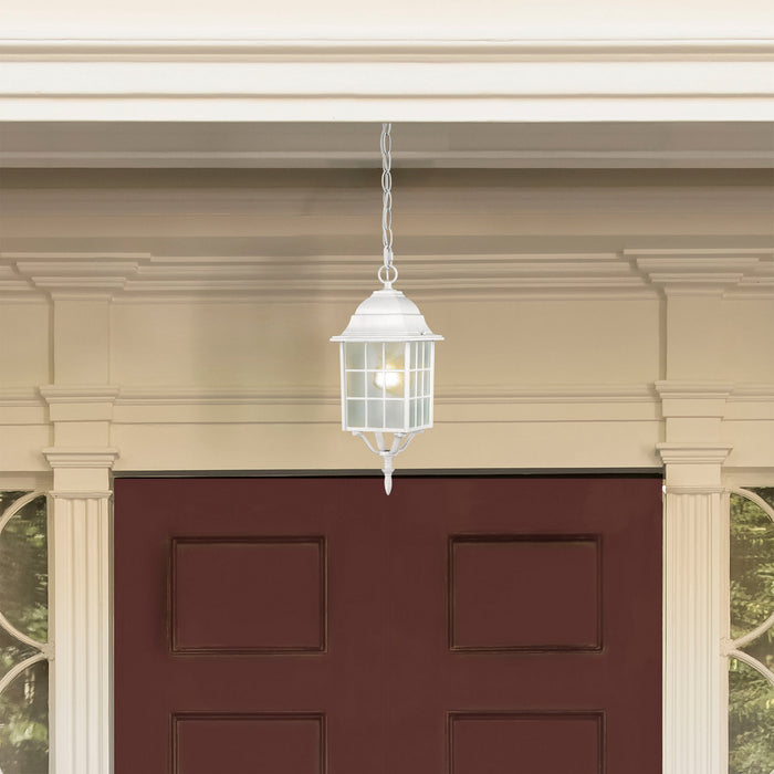 Myhouse Lighting Nuvo Lighting - 60-4911 - One Light Hanging Lantern - Adams - White