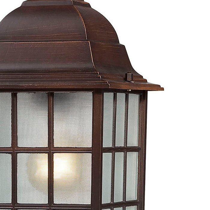 Myhouse Lighting Nuvo Lighting - 60-4912 - One Light Hanging Lantern - Adams - Rustic Bronze