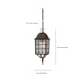 Myhouse Lighting Nuvo Lighting - 60-4912 - One Light Hanging Lantern - Adams - Rustic Bronze