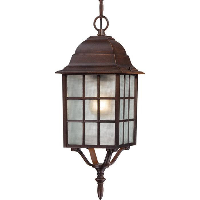 Myhouse Lighting Nuvo Lighting - 60-4912 - One Light Hanging Lantern - Adams - Rustic Bronze