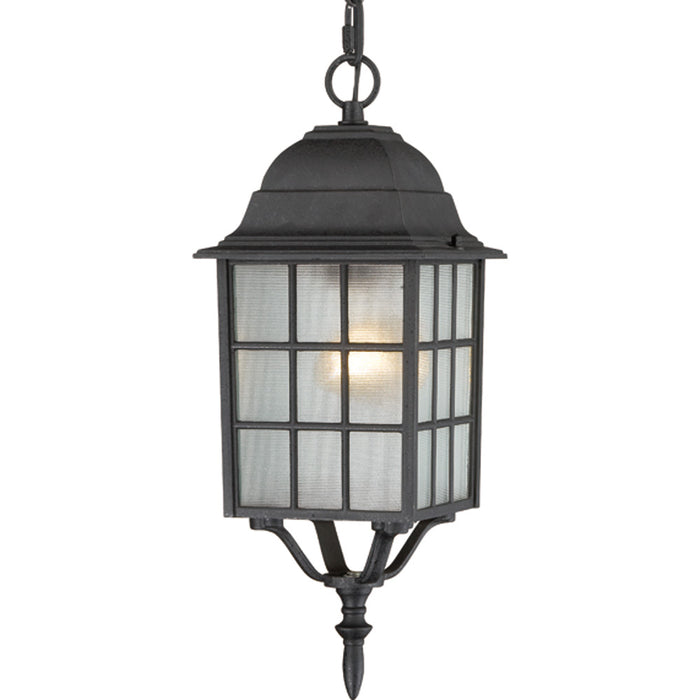 Myhouse Lighting Nuvo Lighting - 60-4913 - One Light Hanging Lantern - Adams - Textured Black