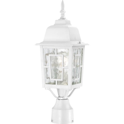 Myhouse Lighting Nuvo Lighting - 60-4927 - One Light Post Lantern - Banyan - White