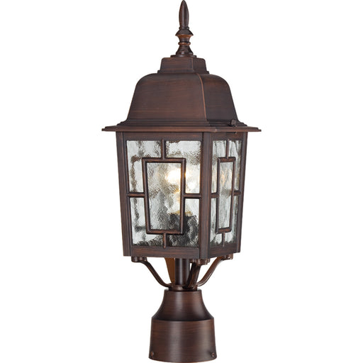 Myhouse Lighting Nuvo Lighting - 60-4928 - One Light Post Lantern - Banyan - Rustic Bronze