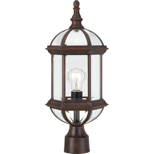 Myhouse Lighting Nuvo Lighting - 60-4975 - One Light Post Lantern - Boxwood - Rustic Bronze