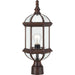 Myhouse Lighting Nuvo Lighting - 60-4975 - One Light Post Lantern - Boxwood - Rustic Bronze