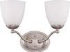 Myhouse Lighting Nuvo Lighting - 60-5032 - Two Light Vanity - Patton - Brushed Nickel