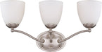 Myhouse Lighting Nuvo Lighting - 60-5033 - Three Light Vanity - Patton - Brushed Nickel