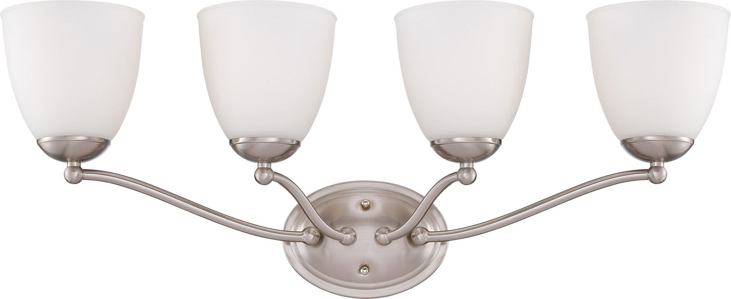 Myhouse Lighting Nuvo Lighting - 60-5034 - Four Light Vanity - Patton - Brushed Nickel