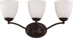 Myhouse Lighting Nuvo Lighting - 60-5133 - Three Light Vanity - Patton - Prairie Bronze