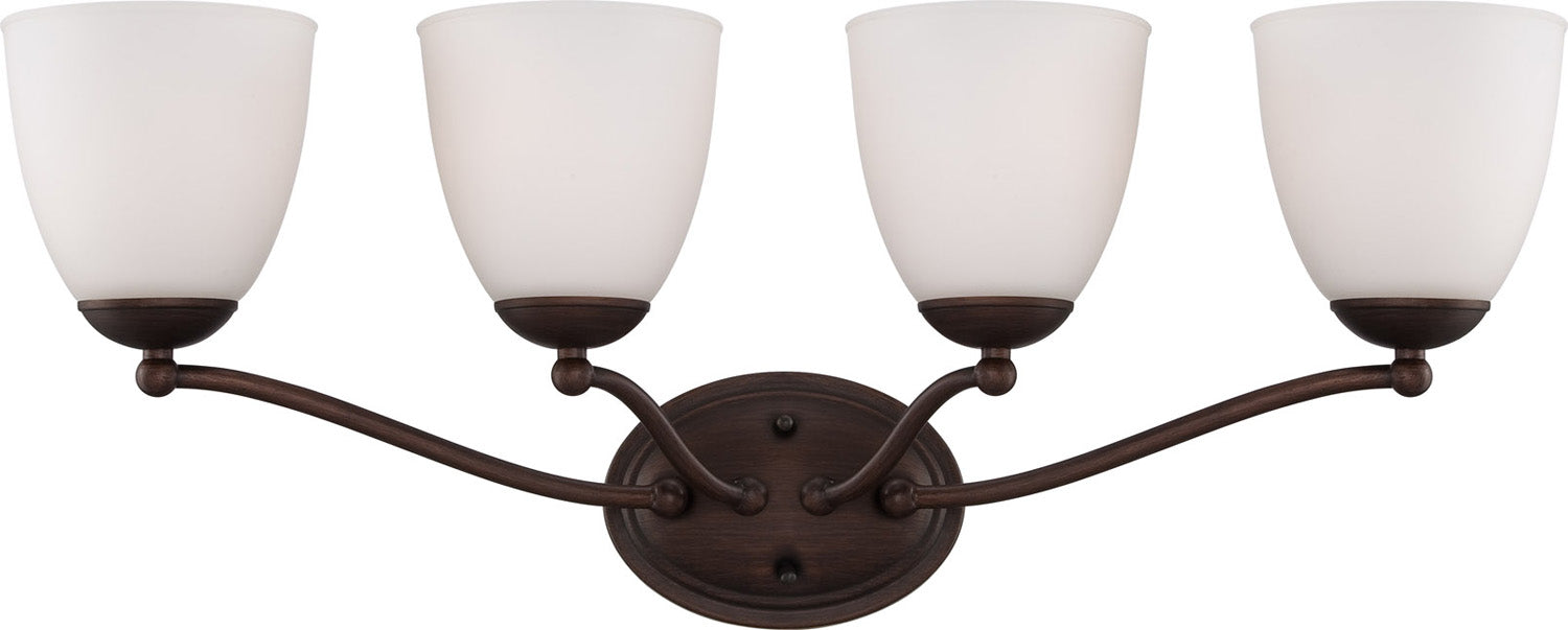 Myhouse Lighting Nuvo Lighting - 60-5134 - Four Light Vanity - Patton - Prairie Bronze