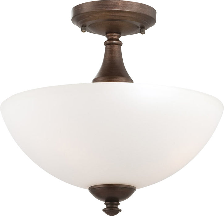 Myhouse Lighting Nuvo Lighting - 60-5144 - Three Light Semi Flush Mount - Patton - Prairie Bronze