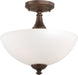 Myhouse Lighting Nuvo Lighting - 60-5144 - Three Light Semi Flush Mount - Patton - Prairie Bronze