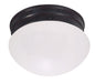 Myhouse Lighting Nuvo Lighting - 60-2641 - One Light Flush Mount - Flush Mounts - Mahogany Bronze