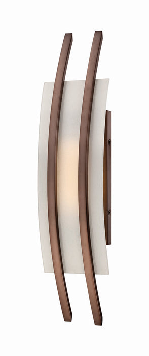 Myhouse Lighting Nuvo Lighting - 62-122 - LED Wall Sconce - Trax - Hazel Bronze