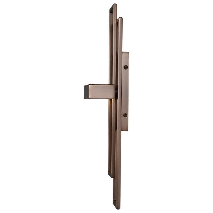 Myhouse Lighting Nuvo Lighting - 62-125 - LED Wall Sconce - Frame - Hazel Bronze