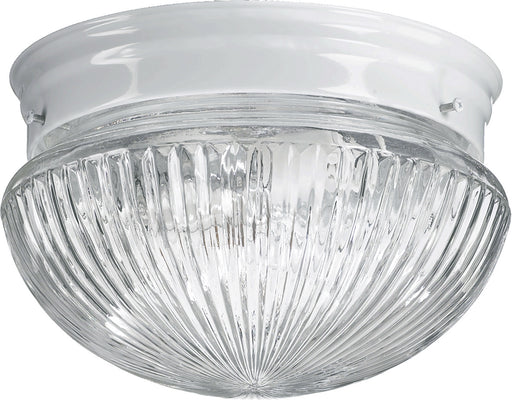 Myhouse Lighting Quorum - 3012-8-6 - Two Light Ceiling Mount - 3012 Ribbed Mushrooms - White