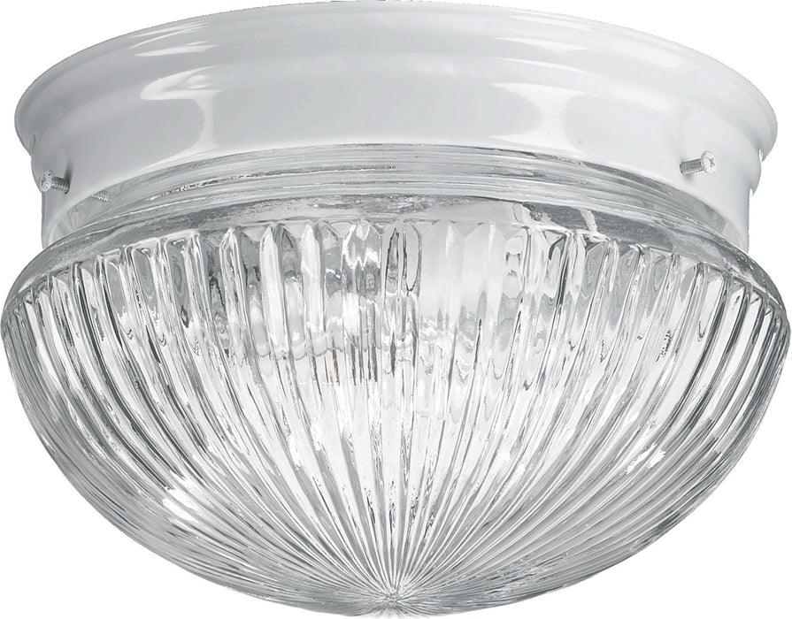 Myhouse Lighting Quorum - 3012-8-6 - Two Light Ceiling Mount - 3012 Ribbed Mushrooms - White