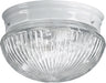 Myhouse Lighting Quorum - 3012-8-6 - Two Light Ceiling Mount - 3012 Ribbed Mushrooms - White