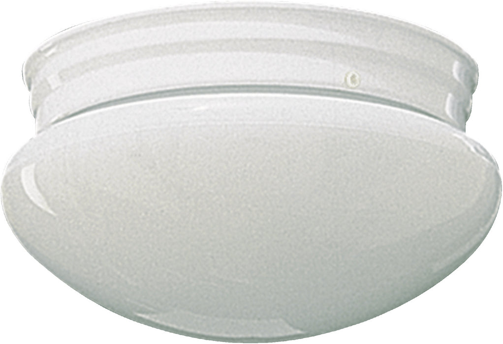 Myhouse Lighting Quorum - 3015-6-6 - One Light Ceiling Mount - 3015 Plain Mushrooms - White