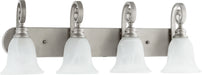 Myhouse Lighting Quorum - 5154-4-64 - Four Light Vanity - Bryant - Classic Nickel