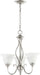 Myhouse Lighting Quorum - 6010-3-64 - Three Light Chandelier - Spencer - Classic Nickel