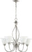 Myhouse Lighting Quorum - 6010-5-64 - Five Light Chandelier - Spencer - Classic Nickel