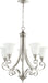 Myhouse Lighting Quorum - 6154-5-64 - Five Light Chandelier - Bryant - Classic Nickel