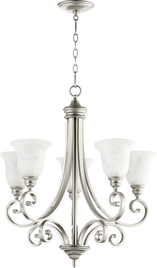 Myhouse Lighting Quorum - 6154-5-64 - Five Light Chandelier - Bryant - Classic Nickel