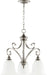 Myhouse Lighting Quorum - 6354-3-64 - Three Light Chandelier - Bryant - Classic Nickel