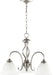 Myhouse Lighting Quorum - 6410-3-64 - Three Light Chandelier - Spencer - Classic Nickel