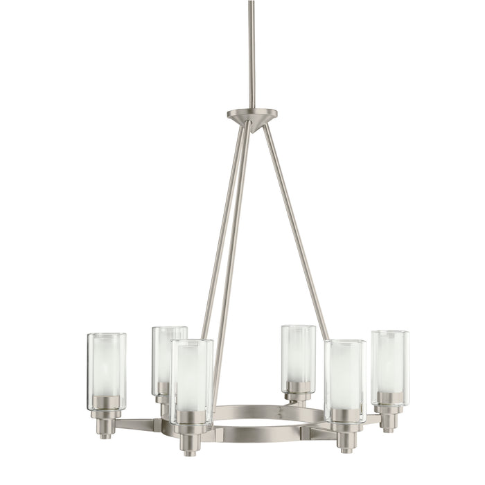 Myhouse Lighting Kichler - 2344NI - Six Light Chandelier - Circolo - Brushed Nickel