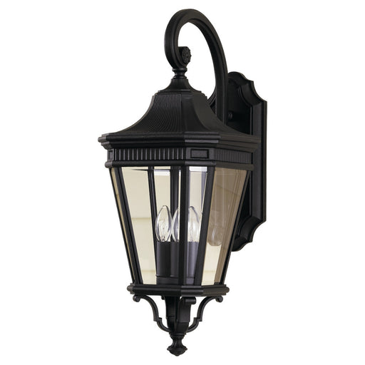 Myhouse Lighting Generation Lighting - OL5402BK - Three Light Outdoor Fixture - Cotswold Lane - Black