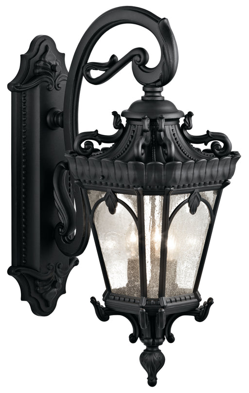 Myhouse Lighting Kichler - 9358BKT - Three Light Outdoor Wall Mount - Tournai - Textured Black